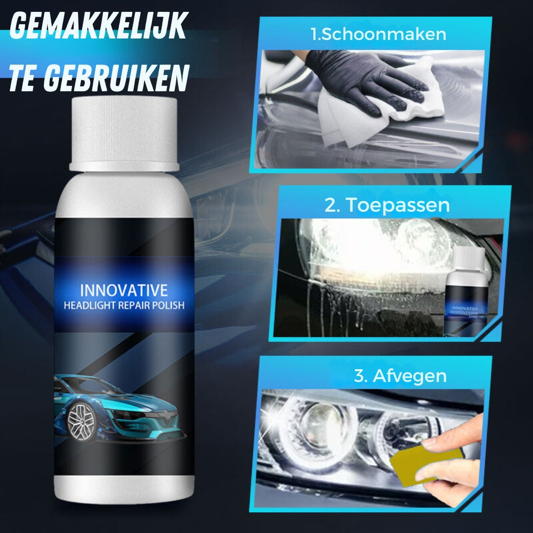 HeadlightHero| De snelste manier naar glasheldere koplampen | 1+1 gratis