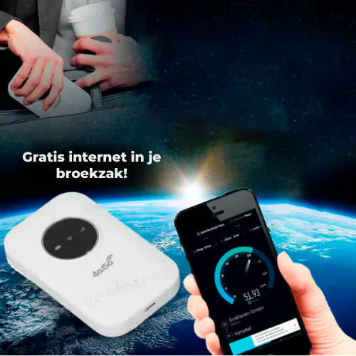 UltraLink Pocket Router | Altijd en Overal Onbeperkt Internet