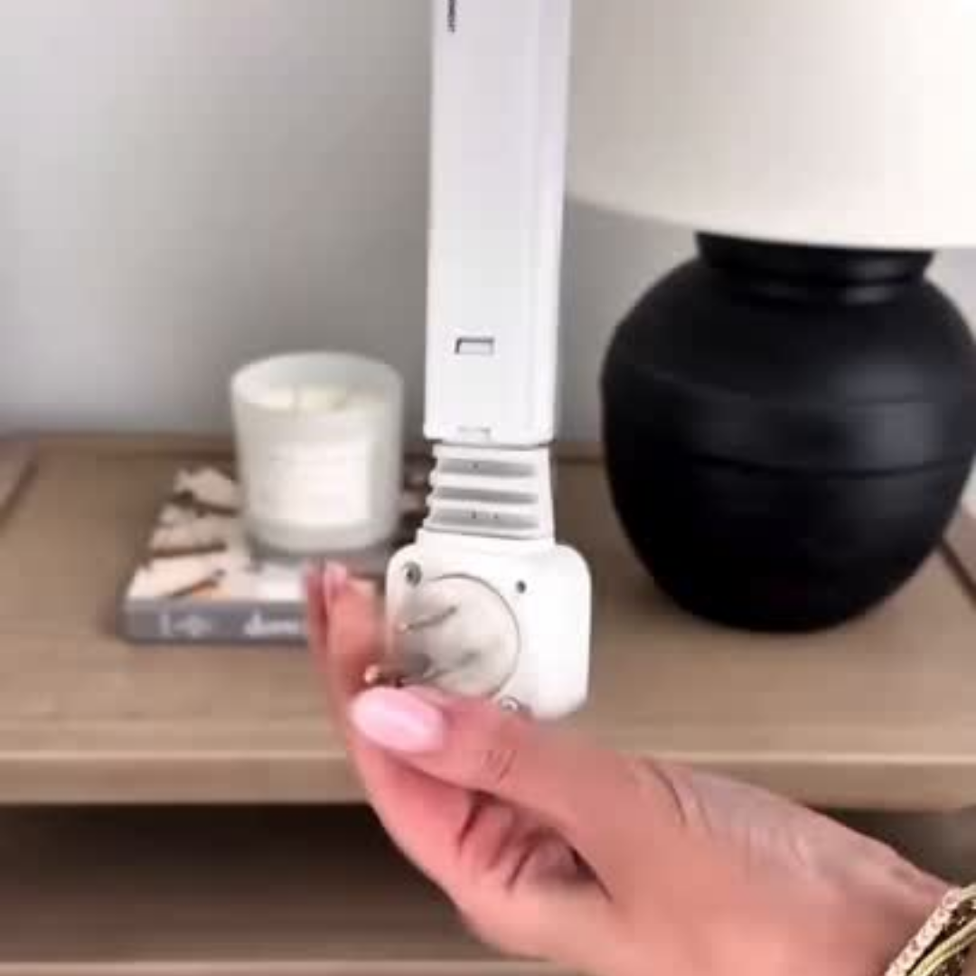 PowerFlex™ — Stekkerdoosverlengstuk met 180° rotatie