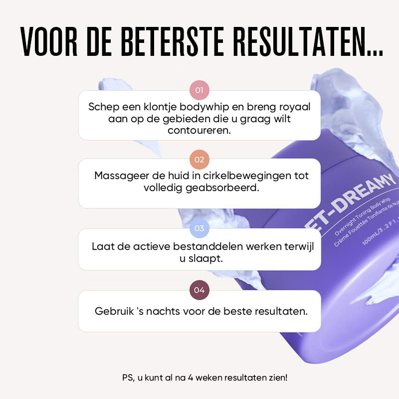 DreamCream | Strakkere, gladdere huid terwijl je slaapt | 1+1 gratis