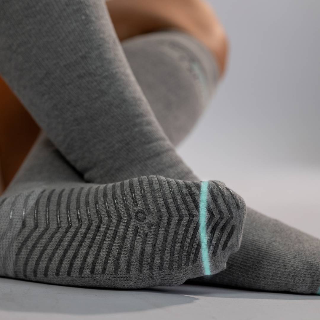 Premium Bamboo Compression Socks with Grip