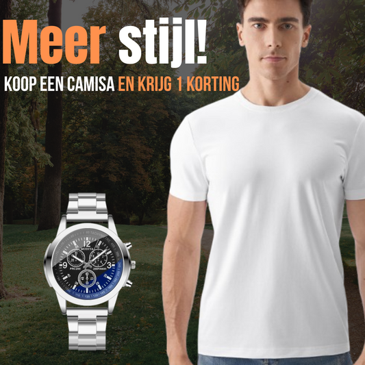 DryWear™ Weerstaat regen & vlekken - Koop een camisa en krijg 1 korting