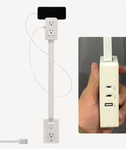 PowerFlex™ — Stekkerdoosverlengstuk met 180° rotatie