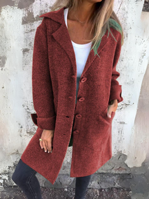 Celine™ - Casual lange najaarsjas