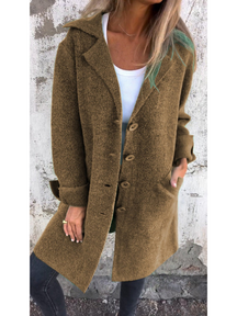 Celine™ - Casual lange najaarsjas